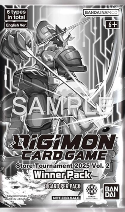 Store Tournament 2025 Vol.2 Winner Pack, Digimon Promotion Cards P625597