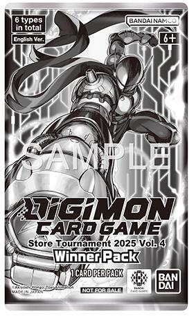 Store Tournament 2025 Vol.4 Winner Pack, Digimon Promotion Cards P671177
