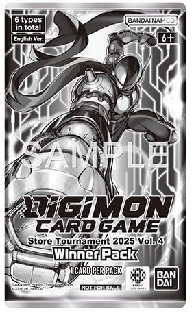 Store Tournament 2025 Vol.4 Winner Pack, Digimon Promotion Cards P671177