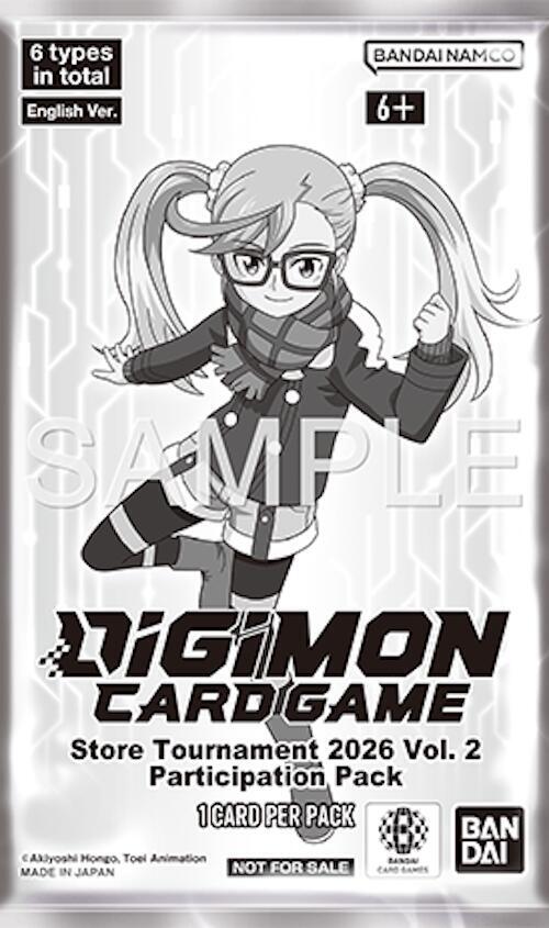 Store Tournament 2026 Vol. 2 Participation Pack, Digimon Promotion Cards P684040