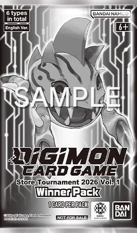 Store Tournament 2026 Vol. 1 Winner Pack, Digimon Promotion Cards P690563