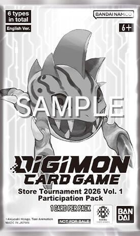 Store Tournament 2026 Vol. 1 Participation Pack, Digimon Promotion Cards P690564