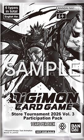 Store Tournament 2026 Vol.3 Participation Pack, Digimon Promotion Cards P704962