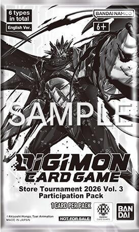 Store Tournament 2026 Vol.3 Participation Pack, Digimon Promotion Cards P704962