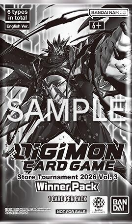 Store Tournament 2026 Vol.3 Winner Pack, Digimon Promotion Cards P704963