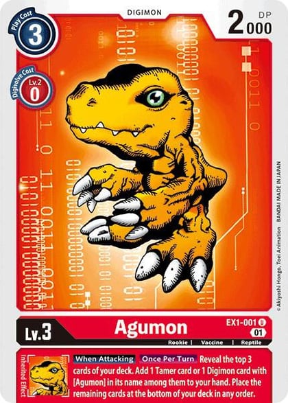 Agumon, Classic Collection EX1-001 U