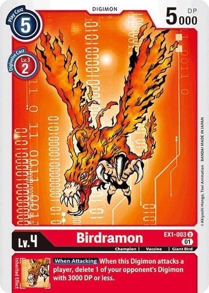Birdramon, Classic Collection EX1-003 U