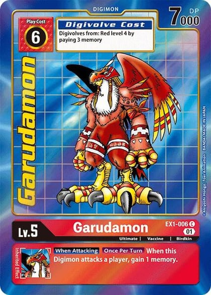 Garudamon (Alternate Art), Classic Collection EX1-006 C