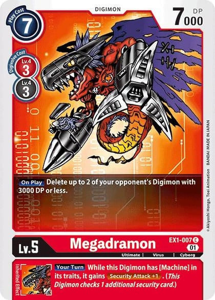 Megadramon, Classic Collection EX1-007 C