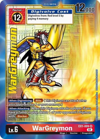 WarGreymon (Alternate Art), Classic Collection EX1-009 SR