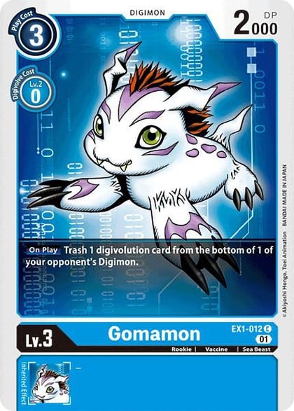 Gomamon, Classic Collection EX1-012 C
