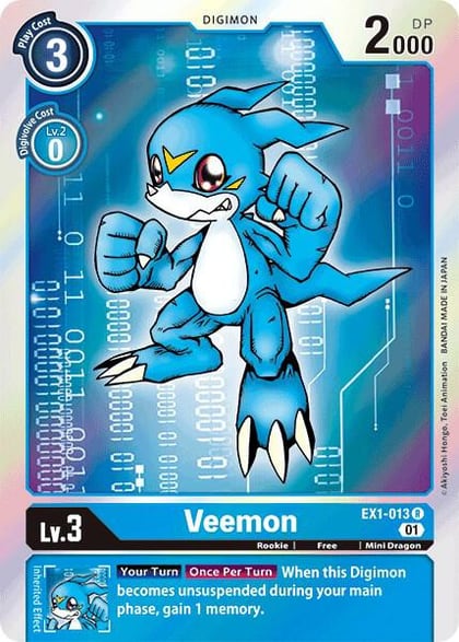 Veemon, Classic Collection EX1-013 R