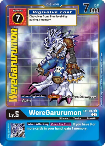 WereGarurumon (Alternate Art), Classic Collection EX1-017 C