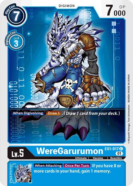 WereGarurumon, Classic Collection EX1-017 C