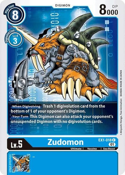 Zudomon, Classic Collection EX1-018 C