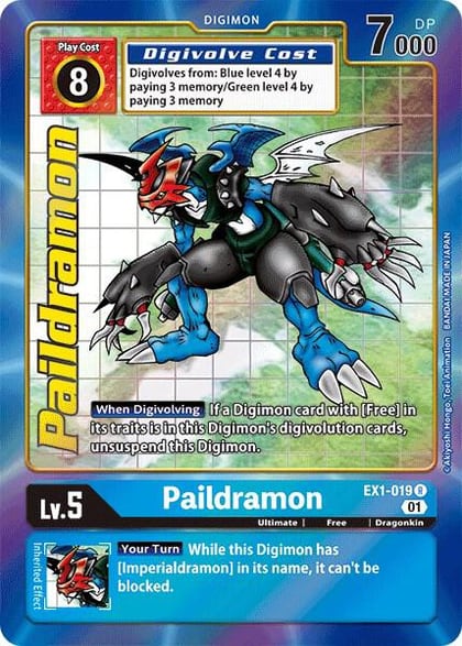 Paildramon (Alternate Art), Classic Collection EX1-019 R
