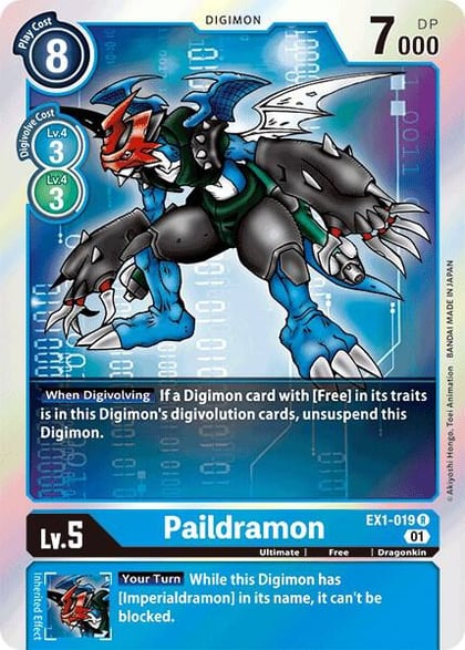 Paildramon, Classic Collection EX1-019 R