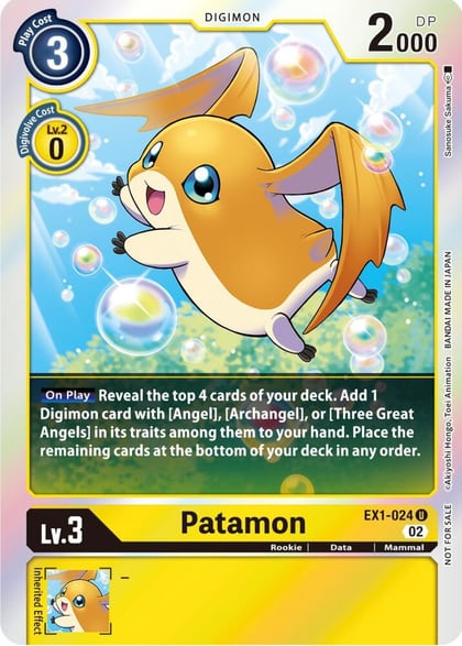 Patamon (Official Tournament Pack Vol.8), Classic Collection EX1-024 U