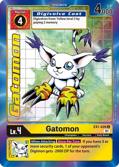 Gatomon (Alternate Art), Classic Collection EX1-026 U