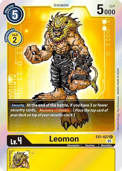 Leomon, Classic Collection EX1-027 R