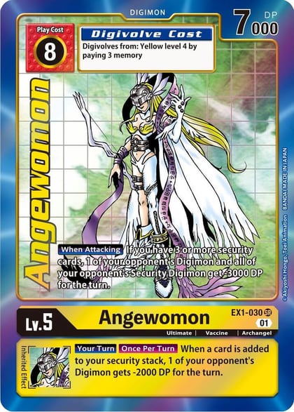 Angewomon (Alternate Art), Classic Collection EX1-030 SR