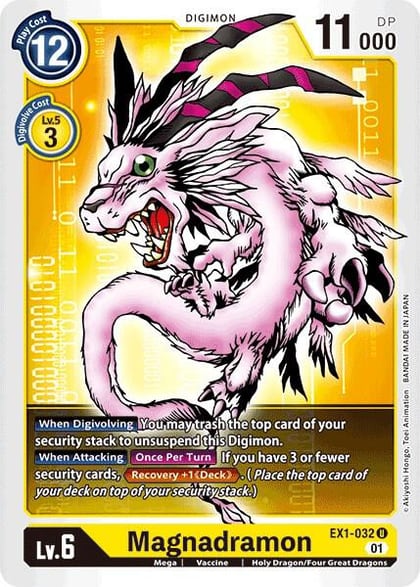 Magnadramon, Classic Collection EX1-032 U