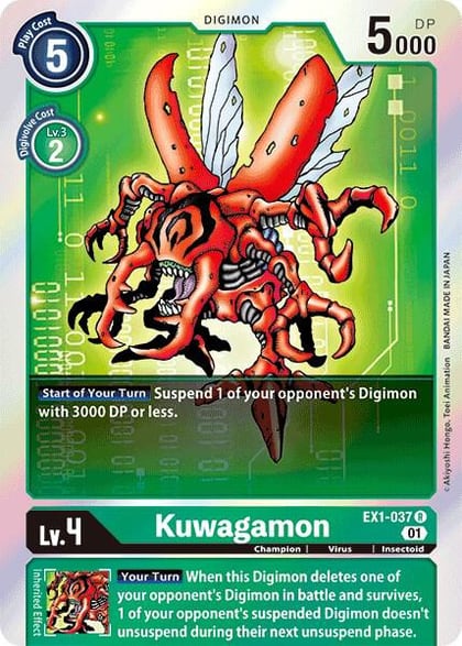 Kuwagamon, Classic Collection EX1-037 R