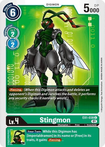 Stingmon, Classic Collection EX1-038 C