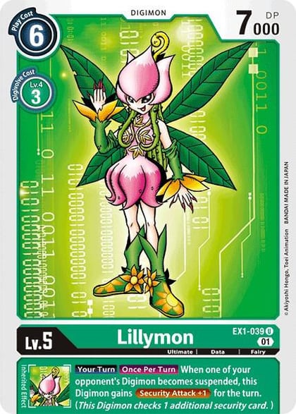Lillymon, Classic Collection EX1-039 U