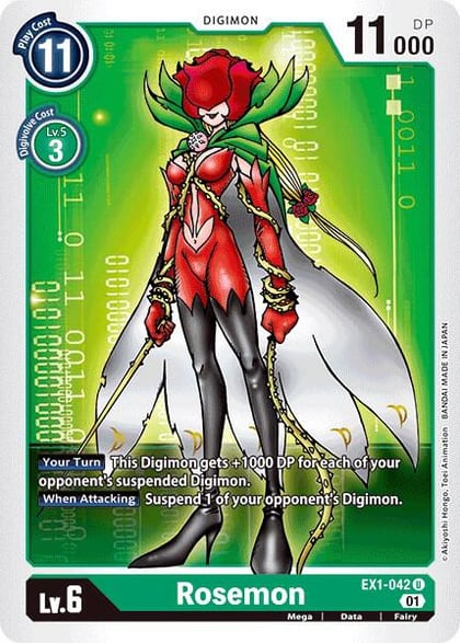 Rosemon, Classic Collection EX1-042 U
