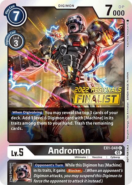 Andromon (2022 Championship Online Regional) [Online Finalist], Classic Collection EX1-048 C