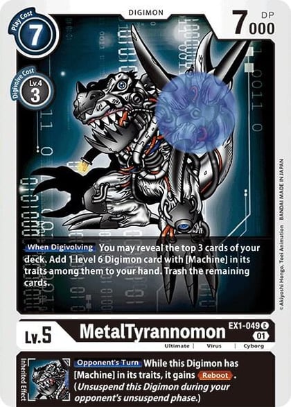MetalTyrannomon, Classic Collection EX1-049 C