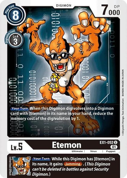 Etemon, Classic Collection EX1-052 U