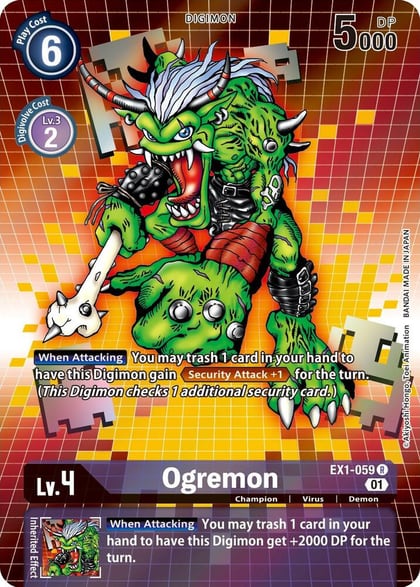 Ogremon (Alternate Art), Classic Collection EX1-059 R