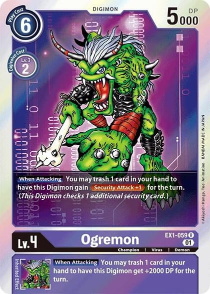 Ogremon, Classic Collection EX1-059 R