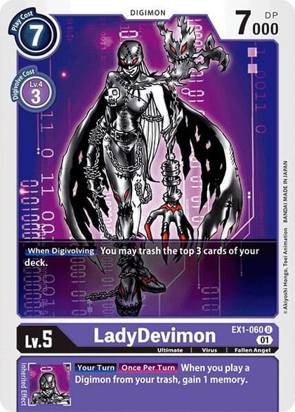 LadyDevimon, Classic Collection EX1-060 U