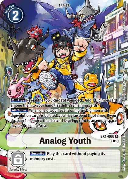 Analog Youth (Alternate Art), Classic Collection EX1-066 R