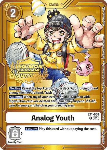 Analog Youth (Championship 2024 Tamers Pack), Classic Collection EX1-066 R