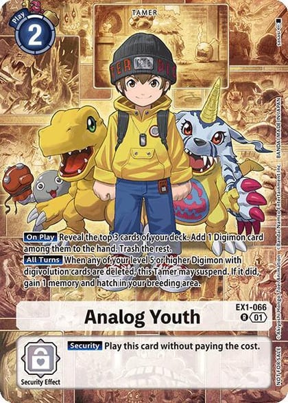 Analog Youth (Special Event Pack 2025), Classic Collection EX1-066 R