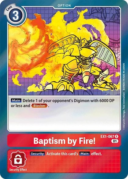 Baptism by Fire!, Classic Collection EX1-067 R