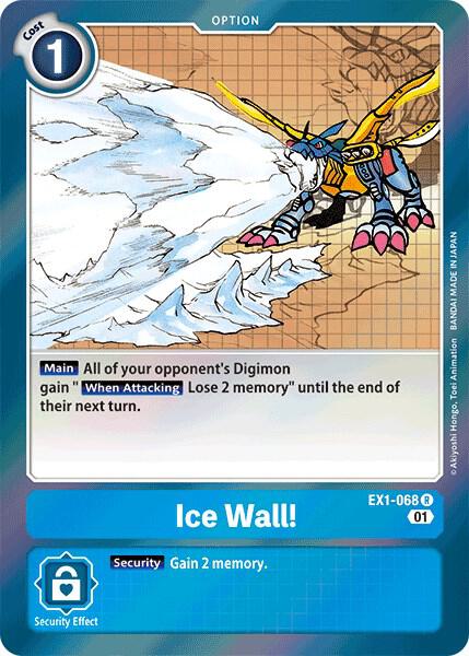Ice Wall!, Classic Collection EX1-068 R