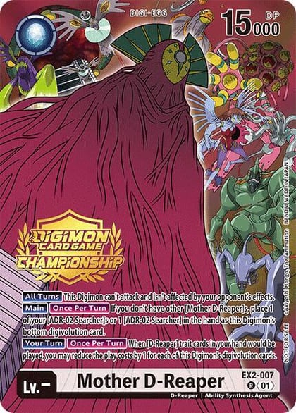 Mother D-Reaper (Championship 2024 Tamers Pack), Digital Hazard EX2-007 R