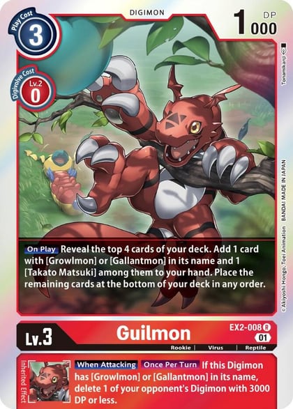 Guilmon, Digital Hazard EX2-008 R