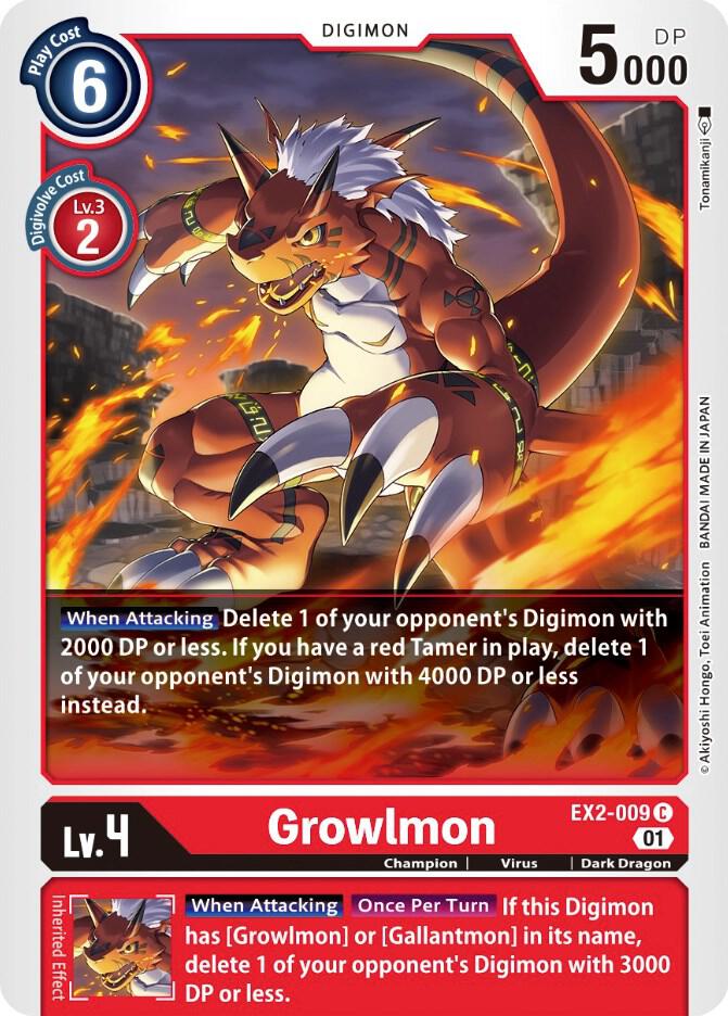 Growlmon, Digital Hazard EX2-009 C