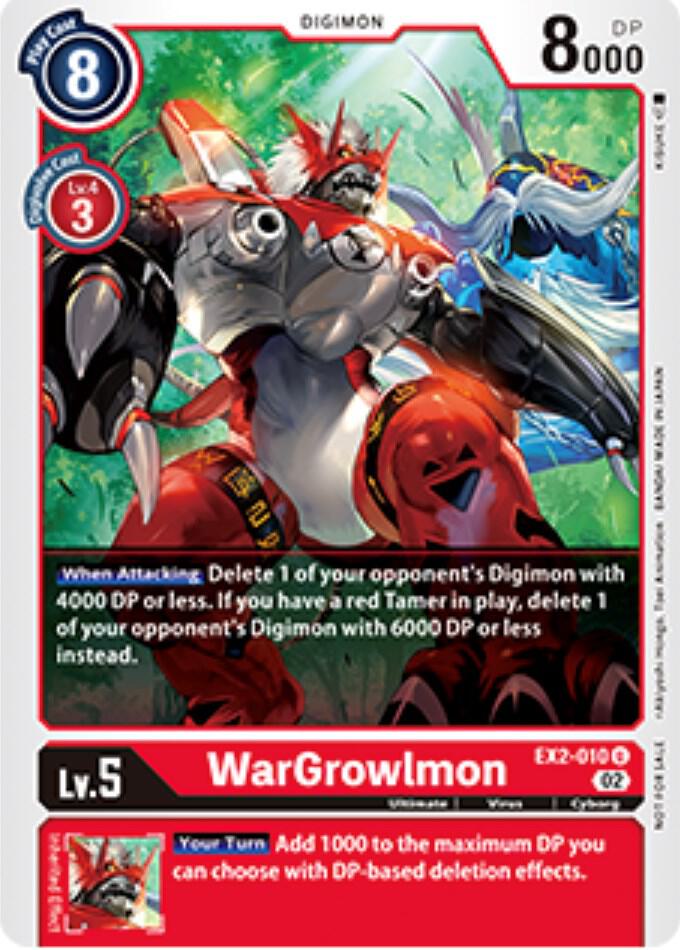 WarGrowlmon - EX2-010 (Tamer Party Vol. 6 Promo), Digital Hazard EX2-010 U