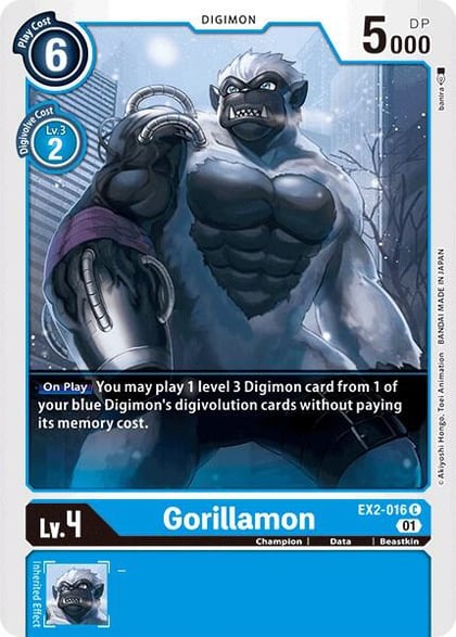 Gorillamon, Digital Hazard EX2-016 C