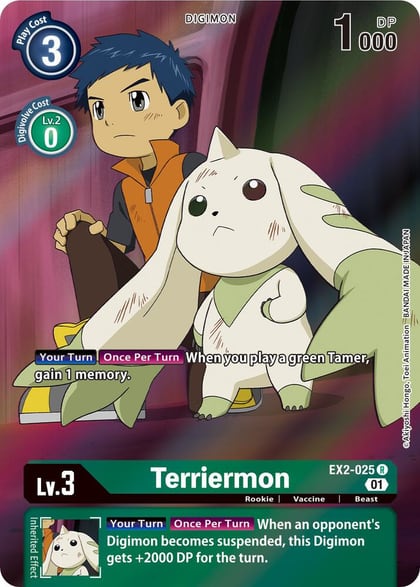 Terriermon (Alternate Art), Digital Hazard EX2-025 R