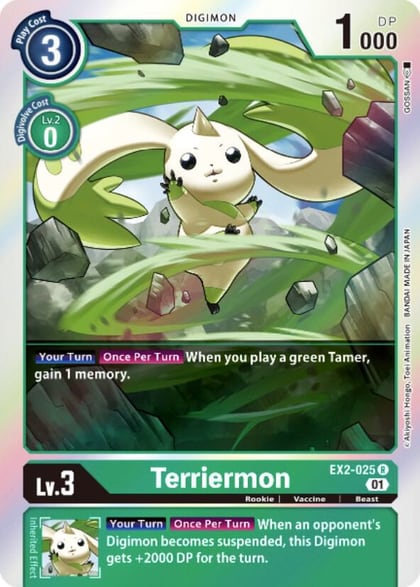 Terriermon, Digital Hazard EX2-025 R