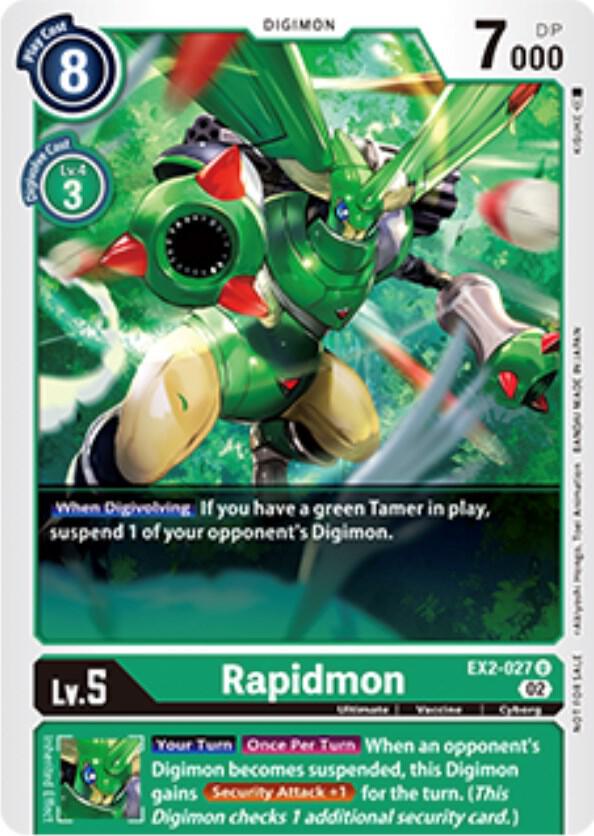 Rapidmon - EX2-027 (Tamer Party Vol. 6 Promo), Digital Hazard EX2-027 U