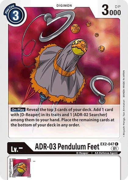 ADR-03 Pendulum Feet, Digital Hazard EX2-047 C